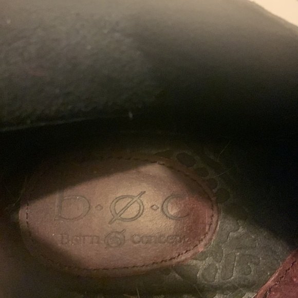 Born Concepts Women's Burgundy Suede Ankle Boots Size 9.5M Boho Bohemian Casual - Picture 14 of 15